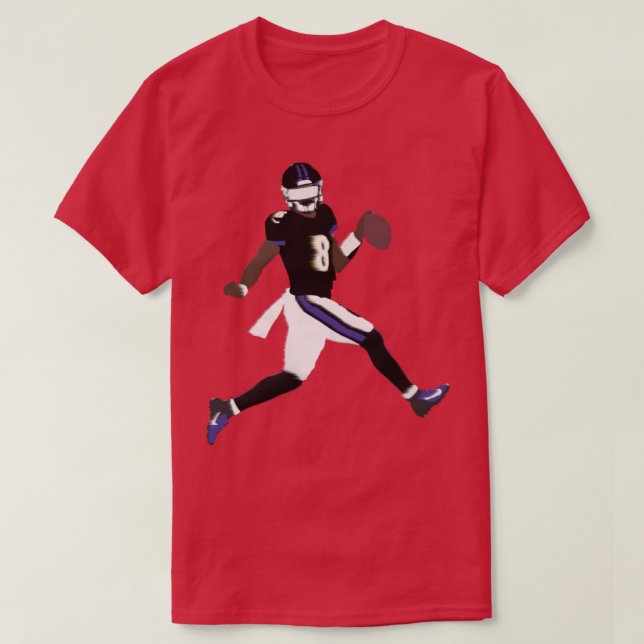 Lamar Jackson Ravens T-Shirt (Design Front)