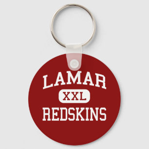Lamar - Redskins - High School - Houston Texas Key Ring