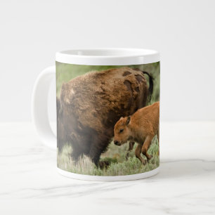 Lamar Valley Mini Stampede Large Coffee Mug