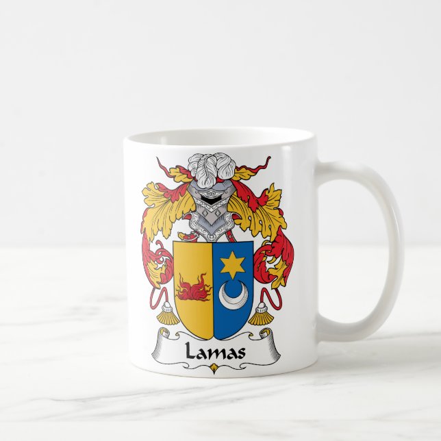 Lamas Family Crest Coffee Mug (Right)