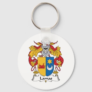 Lamas Family Crest Key Ring