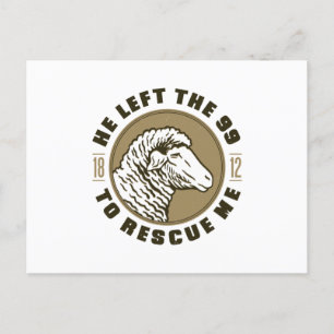 Lamb Bible Postcard