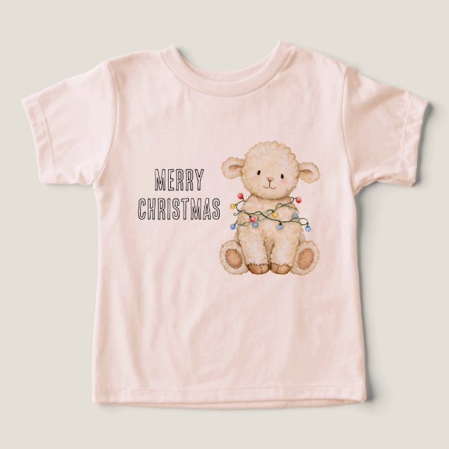 Lamb Christmas Tree Lights (Design Front)