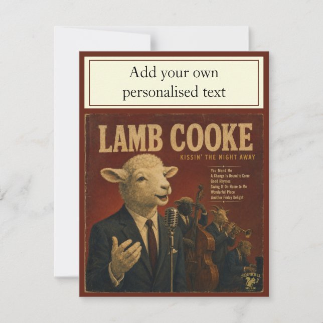 Lamb Cooke Album: a Parody Invitation (Front)