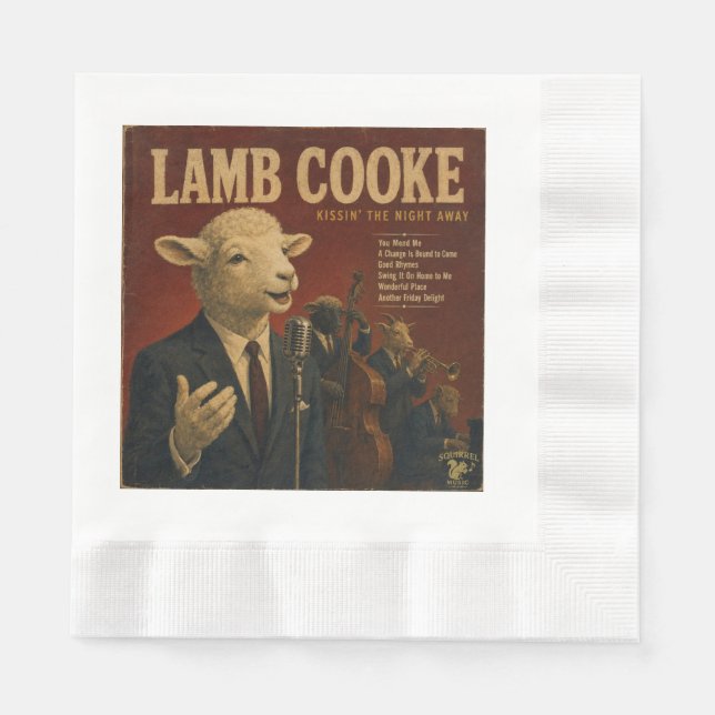Lamb Cooke Album: a Parody Napkin (Front)