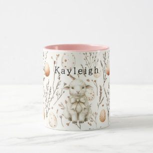 Lamb Cream Easter Eggs Mug
