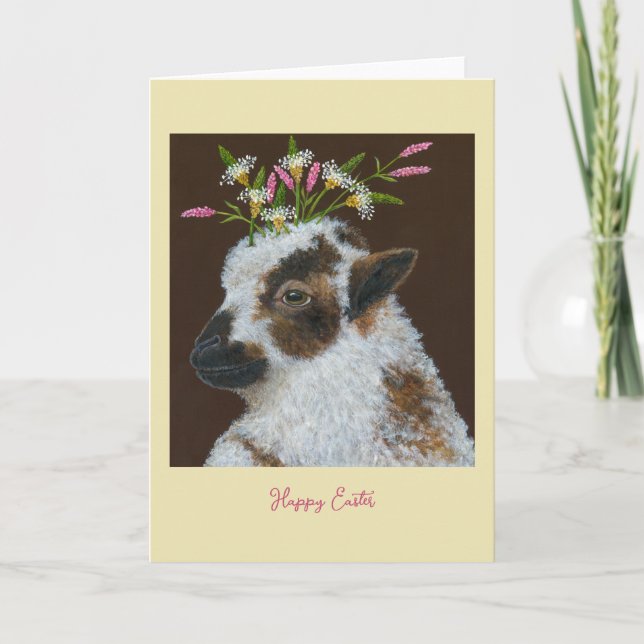 Lamb Easter card (Front)