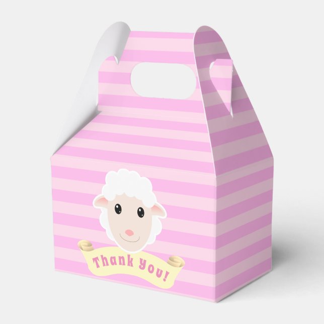 Lamb Favour Box (Front Side)