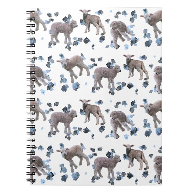 Lamb Frenzy Notebook (choose colour) (Front)