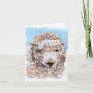 Lamb in Winter Card