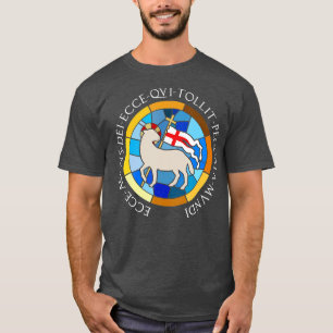 Lamb of God Agnus Dei Bible Quote Catholic Easter T-Shirt