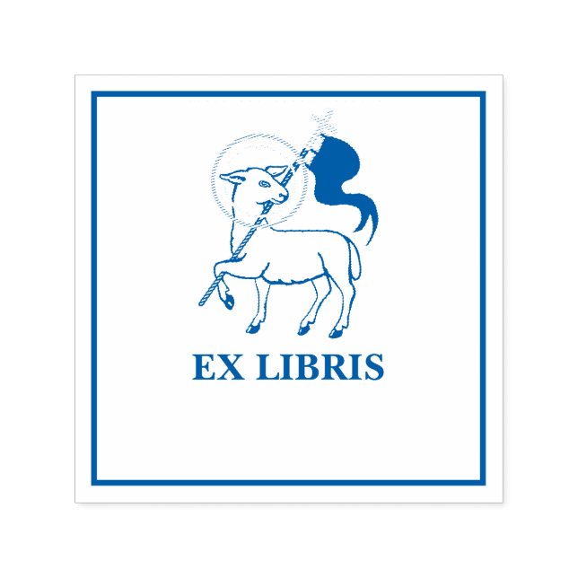 Lamb of God bookplate Self-inking Stamp (Design)