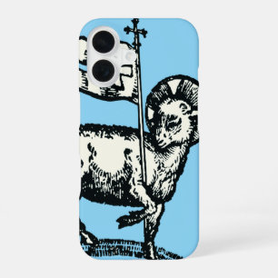 Lamb of God symbol of Christian faith iPhone 16 Case