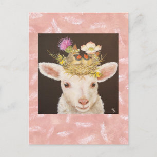 lamb postcard