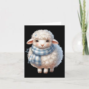 Lamb Sheep Easter Lamb Easter Shepherd Gifts Card