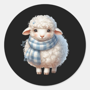 Lamb Sheep Easter Lamb Easter Shepherd Gifts Classic Round Sticker
