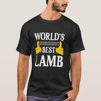 Lamb Surname Funny Team Family Last Name World's B T-Shirt