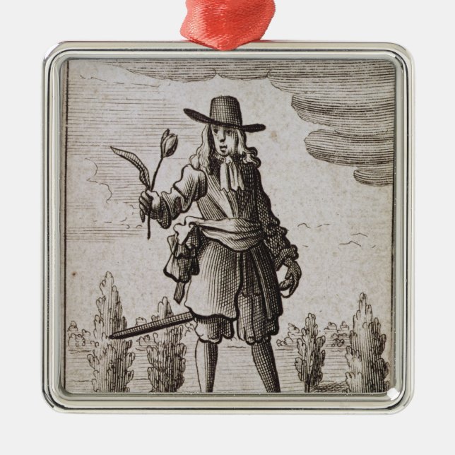 Lambert Simnel, Knight of the Golden Tulip Metal Tree Decoration (Front)