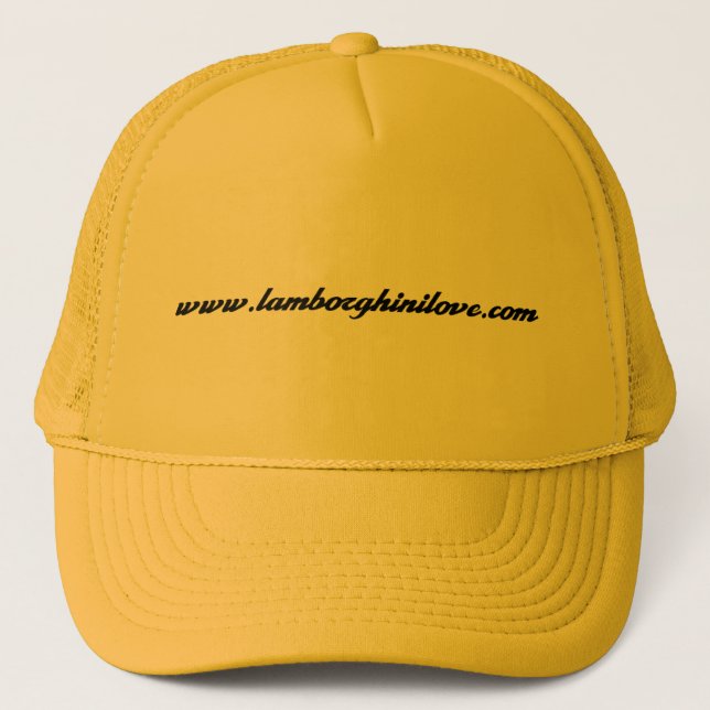 lamborghinilovelogo trucker hat (Front)