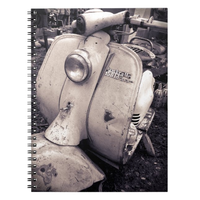 Lambretta 150 ld spiral notebook (Front)