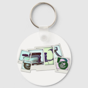 lambretta photo montage key ring