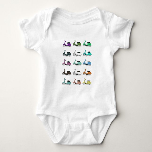 Lambretta Pop Art Baby Bodysuit (Front)