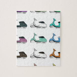 Lambretta Pop Art Jigsaw Puzzle
