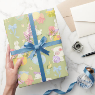 Lambs and Bunnies  Wrapping Paper