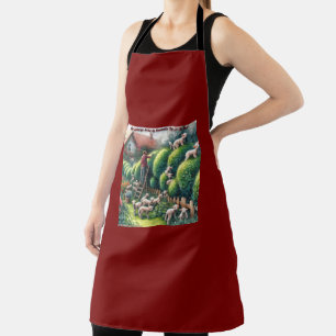Lambscape Artist: Topiary Gone Woolly Apron