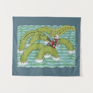 Lambton Worm and Knight Tapestry