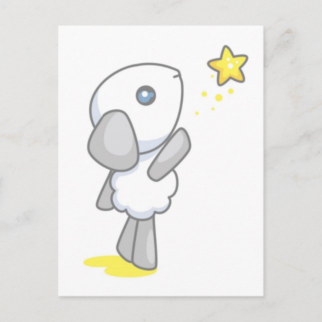 Lamby-Pie's Wish Postcard (Front)