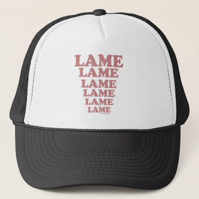 Lame Adventure Park Trucker Hat (Front)