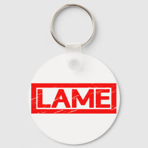 Lame Stamp Key Ring