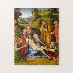 Lamentation by Andrea Solario Jigsaw Puzzle