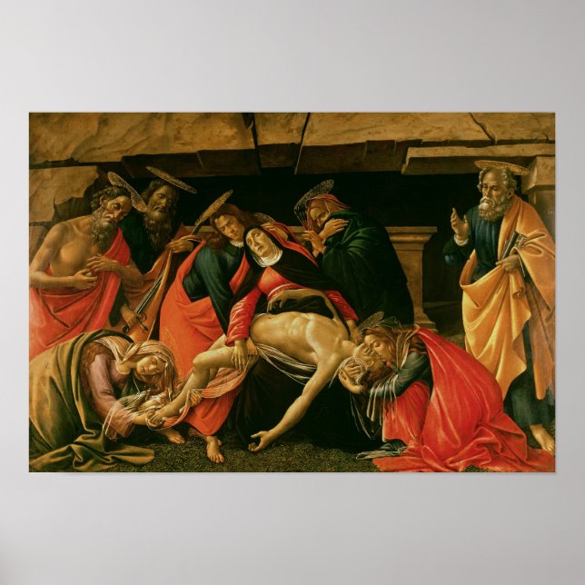 Lamentation of Christ. c.1490 Poster (Front)