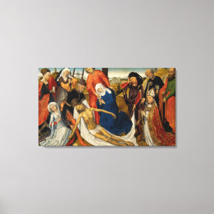 Lamentation over Dead Christ, c. 1460-1464 Canvas Print