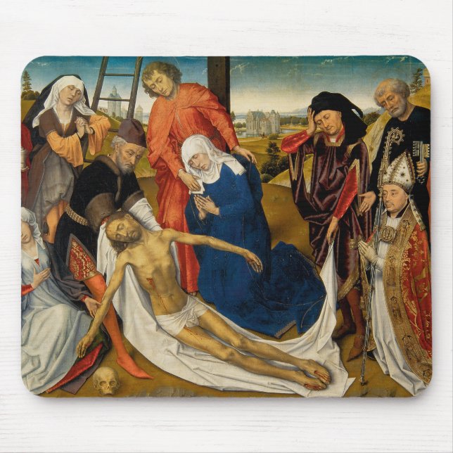 Lamentation over Dead Christ, c. 1460-1464 Mouse Pad (Front)