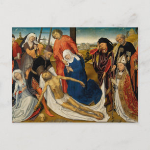 Lamentation over Dead Christ, c. 1460-1464 Postcard