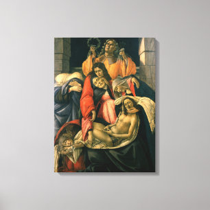Lamentation Over the Dead Christ - Botticelli Canvas Print