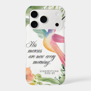 Lamentations 3:22-23 Hummingbird Christian