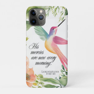 Lamentations 3:22-23 Hummingbird Christian  Case-Mate iPhone Case