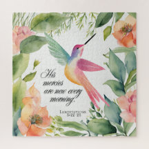 Lamentations 3:22-23 Hummingbird Christian