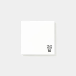 Lamentations 3:24 The Lord is My Portion Quotes Post-it Notes