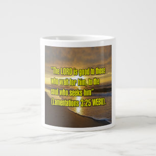 Lamentations 3:25 WEBU Mug