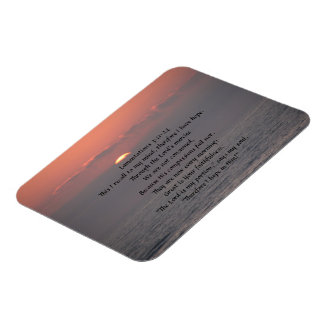 Lamentations 3 ocean sunrise magnet