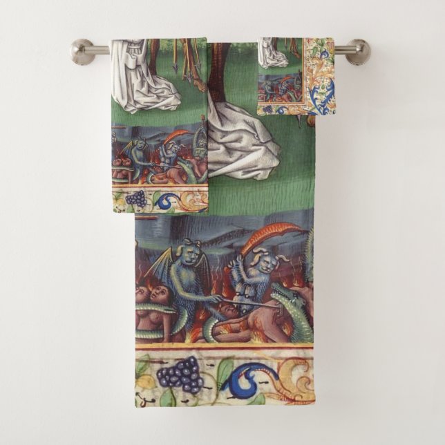 Lamentations de saint Bernard Bath Towel Set (Insitu)