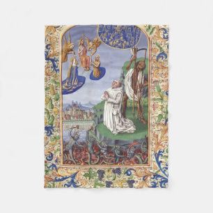 Lamentations de saint Bernard Fleece Blanket
