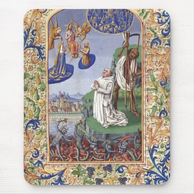 Lamentations de saint Bernard Mouse Pad (Front)