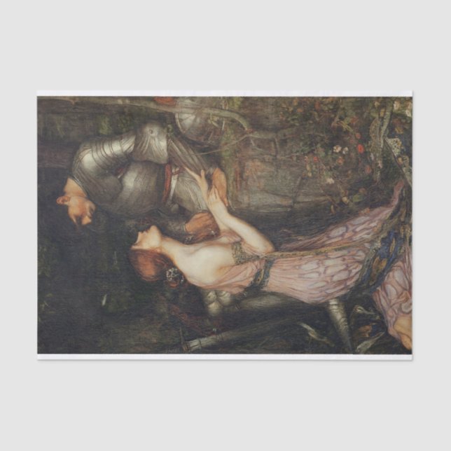 Lamia and the Soldier by J W Waterhouse 1905 Tissue Paper (Front)