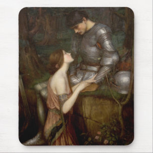 Lamia and the Soldier by John William Waterhouse Mouse Pad